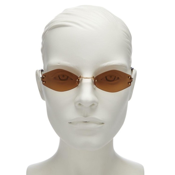KENDALL + KYLIE Kye Rimless Oval Sunglasses, 51mm main image 7